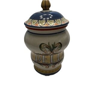 Pfalzgraff Villa de Luna Ceramic Apothecary Jar with Lid Della Terra Floral